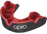 Paradenti Opro Silver Superior Fit - Nero / Rosso