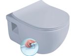 Wc Brilla, 36,5X53 Cm, Blu Chiaro Opaco, Senza Bordo