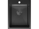 Mexen Solix Lavello In Acciaio Inox 1 Vasca 400 X 500 Mm, Nero - 6406401000-70