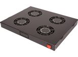 Unità Di Ventilazione Roline Da 19 Pollici 4 Ventole, On/Off Nero