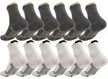 12 Paia Di Calzini Da Ginnastica Sportivi Da Uomo Calzini Quarti Calzini Corti Calzini Metà Calzini Mix6/40-43