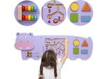 Tavola Di Manipolazione Sensoriale Hippo In Legno Di Viga Toys