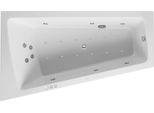 Duravit Paiova Bain à Remous, Simple Dos à Gauche, Habillage Acrylique Moulé, BâTi-Support, Garniture De Vidage Et De Trop-Plein Chrome, Combi-SystèMe P, 1700X1000Mm, 760264000CP1000, 760264000CP1000