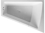 Duravit Paiova Bain à Remous, Simple Dos à Droite, Habillage Acrylique Moulé, BâTi-Support, Garniture De Vidage Et De Trop-Plein Chrome, Air-System, 1700X1300Mm, 760267000AS0000, 760267000AS0000