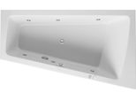 Duravit Paiova Bain à Remous, à Encastrer, Simple Dos à Droite, BâTi-Support, Garniture De Vidage Et De Trop-Plein ChroméE, SystèMe Jet, 1700X1000Mm, 760213000JS1000, 760213000JS1000