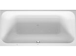 Baignoire BalnéO Duravit Happy D.2, Version à Encastrer, Double Dos InclinéS, BâTi-Support, Garniture De Vidage Et De Trop-Plein, SystèMe Air, 1900X900Mm, 760315000AS0000, 760315000AS0000