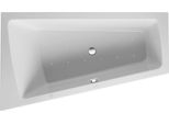 Duravit Paiova Bain à Remous, à Encastrer, Simple Dos à Gauche, BâTi-Support, Vidage Et Trop-Plein ChroméS, Air-System, 1700X1000Mm, 760212000AS0000, 760212000AS0000