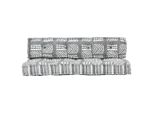 Cuscino Per Divano In Pallet In Tessuto Grigio Patchwork