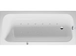 Baignoire BalnéO Duravit Quatego, Version à Encastrer, Simple Dos, BâTi-Support, Garniture De Vidage Et De Trop-Plein, SystèMe Air, 1800X800Mm, 760613000AS0000, 760613000AS0000