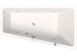 Duravit No.1 Baignoire BalnéO EncastréE, TrapèZe, 1700X1000Mm, Jet Protect, 1 Inclinaison Du Dossier à Droite, Blanc, 760509000JP1000, 760509000JP1000