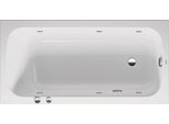 Baignoire BalnéO Duravit Quatego, Version à Encastrer, Simple Dos, BâTi-Support, Garniture De Vidage Et De Trop-Plein, SystèMe Jet, 1500X750Mm, 760609000JS1000, 760609000JS1000