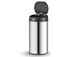 Juskys Automatik MüLleimer Mit Sensor 40L - Abfalleimer Mit Elektrischem Deckel FüR KüChe - Silber