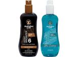 Gel Australian Gold A Spruzzo D'oro Con Bronzer SPF6 + Gel Di Congelamento Aloe