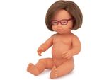 Miniland Bambola Caucasica Con Occhiali 38 Cm Taglia Unica