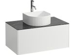Tiroir Sonar En Cours D'utilisation, 1 Tiroir, Adapté Aux Cuvettes Des Lavabos 812340, 812341, 812342, 812343, DéCoupe Au Milieu Pour Le Lavabo Et Le Robinet, H4054150341431, H4054150341431