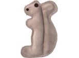 Cane Giocattolo Fantasy Scoiattolo Squillante In Pelle E Iuta 20 Cm