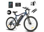 Samebike SY26-II Classica E-Mountainbike E-Bike Elettrica Pieghevole Trekking E-Bike Con Shimano 21 Velocità (Blu)