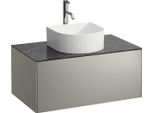 Tiroir Sonar En Cours D'utilisation, 1 Tiroir, Adapté Aux Cuvettes Des Lavabos 812340, 812341, 812342, 812343, DéCoupe Au Milieu Pour Le Lavabo Et Le Robinet, H4054150341421, H4054150341421