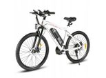 Samebike SY26-II Classic E-Mountain Bike E-Bike Bicicletta Pieghevole Elettrica Trekking E-Bike Con Shimano 21 Velocità (Bianco)
