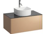 Tiroir Sonar En Cours D'utilisation, 1 Tiroir, Adapté Aux Cuvettes Des Lavabos 812340, 812341, 812342, 812343, DéCoupe Au Milieu Pour Le Lavabo Et Le Robinet, H4054150341411, H4054150341411