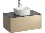 Tiroir Sonar En Cours D'utilisation, 1 Tiroir, Adapté Aux Cuvettes Des Lavabos 812340, 812341, 812342, 812343, DéCoupe Au Milieu Pour Le Lavabo Et Le Robinet, H4054150341401, H4054150341401