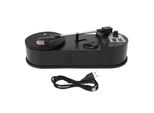 Mini Giradischi - Convertitore USB-MP3 Portatile, Supporta 33/45 Giri, Design Vintage Con Uscita Stereo Da 3,5 Mm