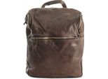 Harold's Pelle Zaino Per Laptop Zaino Con Scomparto Per Laptop Submarine Notebook Backpack Brown Marrone Scuro