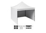 Vevor Gazebo 304.8X304.8X320Cm Tenda Da Giardino 500Dpoliuretanotessuto Argento Gazebo Pieghevole Regolabile In Altezza Incl. Borsa Di Immagazzinaggio Tenda Per Feste 6-8 Persone Tenda Pop Up Gazebo Da Giardino Bianco Per Il Campeggio