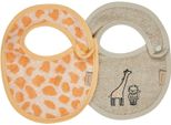 Lätzchen STERNTALER Doppelpack Safari, Baby, bunt, Baumwolle, Lätzchen