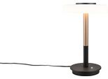 Trio Leuchten Led Tischleuchte "Celeste, Led Tischlampe Mit 4-Stufen Touchdimmer 10W Warmweiß 3000K", Braun (Coffee), 1, Ø 22Cm H: 35Cm, 1 Stk., Leuchten, 1050 Lumen HöHe 35Cm, Tischlampe Mit Glasschirm Ø 22Cm, Memoryfunktion, Led Tischleuchte