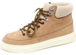 F3868 Sneaker Uomo Beige Hogan H340 Scarpe Suede/Eco Fur Shoe Man