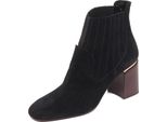 F7162 Tronchetto Donna Black Tod’S Scarpe Vintage Effect Boot Shoe Woman