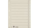 Divisori Leitz A4 Cartoncino Manila Extra Largo 230 G/M² Grigio 100 Divisori
