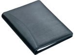 Alassio Ringbuchmappe "Benaco"", Din A5, Nappa-Leder, Schwarz"