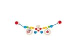Heimess 763850 Orsetto A Cuore Con Catena Per Carrozzina E Clip, Colorato