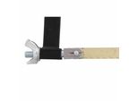 Ironside 131-021 Arco Da Sega In Metallo 300 Mm Con Impugnatura In Legno, Nero/Naturale/Argento