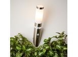 Applique Brillante Per Esterni Bole, In Acciaio Inox, Con Rilevatore Di Movimento