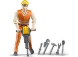 Bruder 60020 Operaio Edile Con Accessori