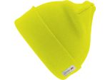 Result Winter Essentials RC033X | Woolly Ski Hat 3M Thinsulate Beanie Cappello Invernale - Colore: Giallo Fluorescente - Taglia: Taglia Unica