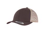 Flexfit 6606T | Cappello / Berretto / Cappello Retro Trucker 2-Tone - Colore: Marrone/Khaki - Taglia: Unica