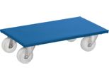Carrello Di Trasporto Fetra Con Piattaforma In Compensato Capacità Di Carico 500 Kg Blu