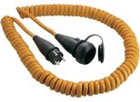 As-Schwabe 70415 Cavo Di Alimentazione Arancione 5 M Spina Di Rete Tipo E+F Spina Di Rete Tipo F (70415)