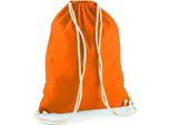 Westford Mill W110 | Borsa Da Palestra In Cotone | 37 X 46 Cm - Colore: Arancione - Dimensioni: 37 X 46 Cm