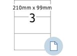 Herma Etichette Universali Dataprint 210 X 99 Mm Bianco 1.500 Etichette