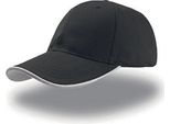 Atlantis | Zoom Piping Sandwich Cap / Berretto / Cappello - Colore: Nero/Bianco/Grigio - Taglia: Unica