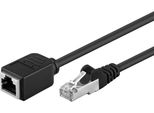 Goobay 73390 Cavo Di Prolunga Cat 5E, F/Utp, Nero, 15 M - RJ45 Maschio (8P8C) > RJ45 Femmina (8P8C)
