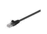 Goobay 68653 Cavo Patch Cat 5E, U/Utp, Nero, 7,5 M - Miscela Di Rame Cca