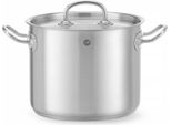 Hendi Pentola Per Verdure - Con Coperchio, Linea Cucina, 5L, ⌀200X(H)160Mm