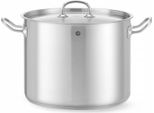 Hendi Pentola Per Verdure - Con Coperchio, Linea Cucina, 13,5L, ⌀280X(H)220Mm