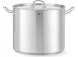 Hendi Pentola Per Verdure - Con Coperchio, Linea Cucina, 21L, ⌀320X(H)270Mm